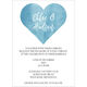 Watercolor Heart Invitations Image 4 of 4